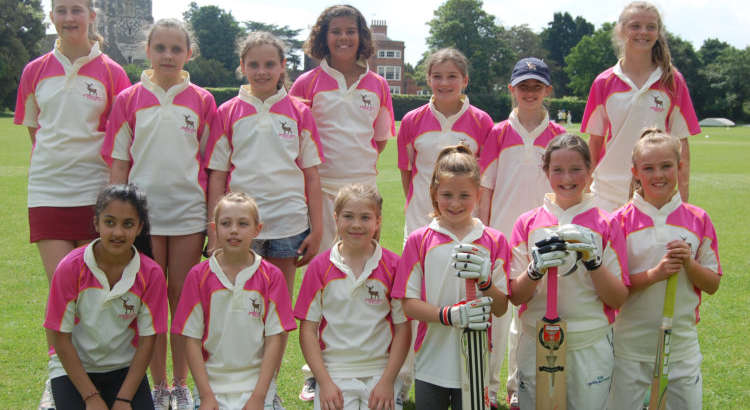 Fabulous cricket from the U12 Girls